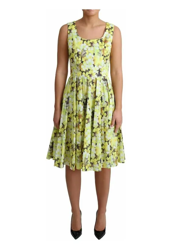 Dolce & Gabbana - Klänningar - Gul - Dam - Storlek: Xs,2Xs,S