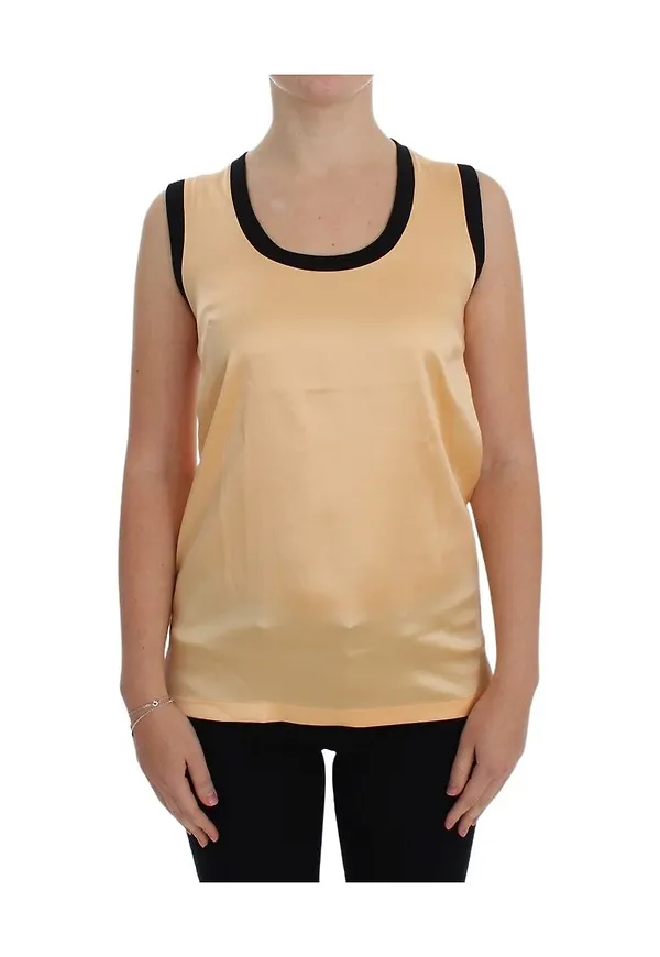 Dolce & Gabbana - Linnen - Gul - Dam - Storlek: Xl,2Xl,Xs,2Xs,L,S,M