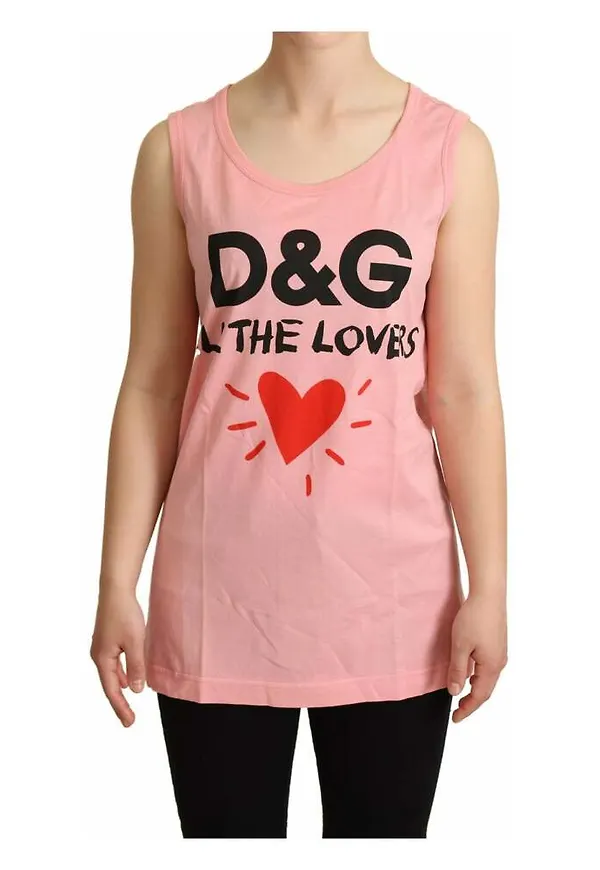 Dolce & Gabbana - Linnen - Rosa - Dam - Storlek: L,M,S,Xs,3Xs,2Xs