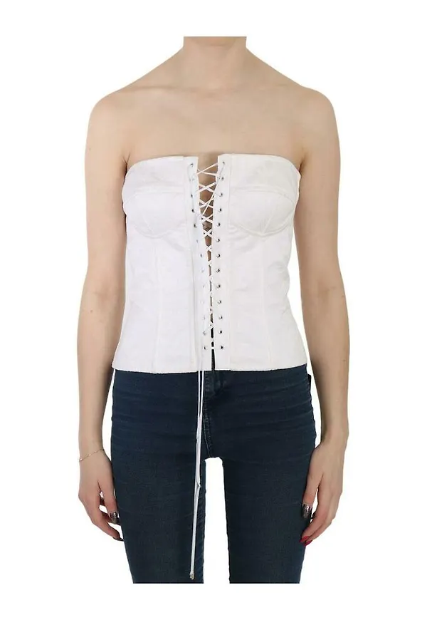 Dolce & Gabbana - Linnen - Vit - Dam - Storlek: L