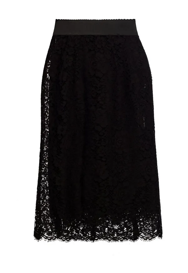 Dolce & Gabbana - Midikjolar - Svart - Dam - Storlek: 2XS