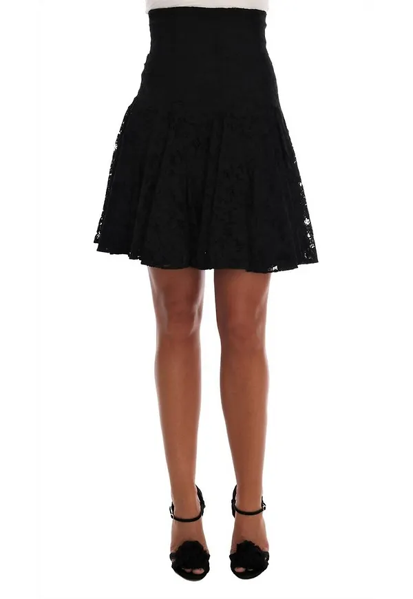 Dolce & Gabbana - Midikjolar - Svart - Dam - Storlek: XS
