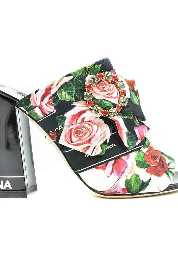 Dolce & Gabbana - Sandaler - Svart - Dam - Storlek: 36 EU