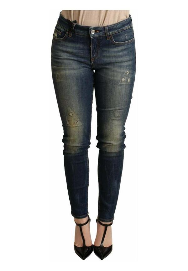 Dolce & Gabbana - Skinny Jeans - Blå - Dam - Storlek: Xs,2Xs