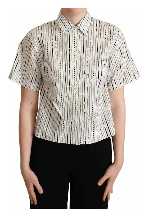 Dolce & Gabbana - Skjortor - Vit - Dam - Storlek: Xl,L,M,S,Xs