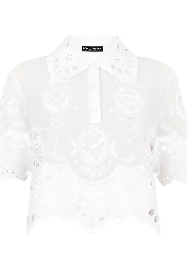 Dolce & Gabbana - Toppar - Vit - Dam - Storlek: XS