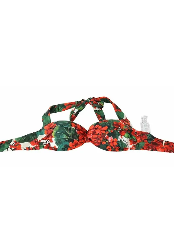 Dolce & Gabbana Beachwear Bikini Top Röd, Dam
