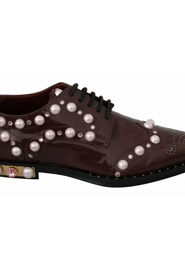 Dolce & Gabbana lace shoes Brun, Dam