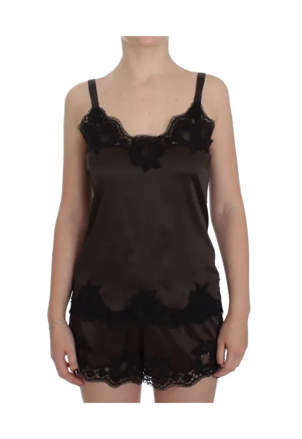 Dolce & Gabbana Sleeveles topp Brun, Dam