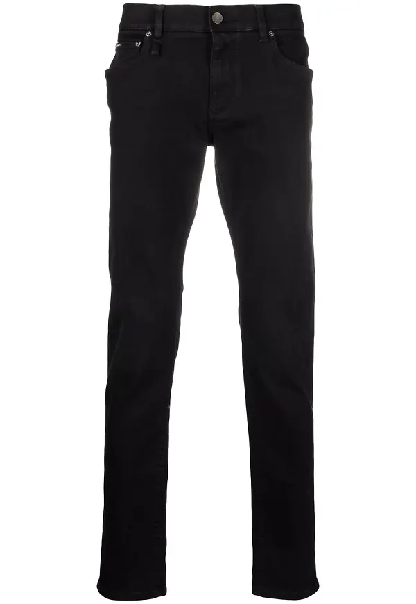 Dolce & Gabbana slim fit-jeans - Svart