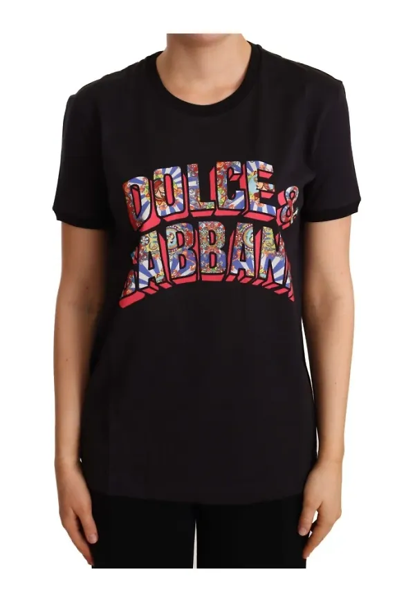 Dolce & Gabbana T-Shirts Svart, Dam