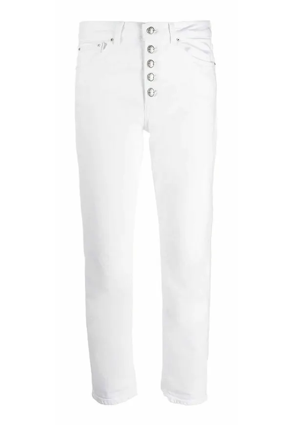 Dondup - Skinny Jeans - Vit - Dam - Storlek: W26,W25,W28,W29,W27