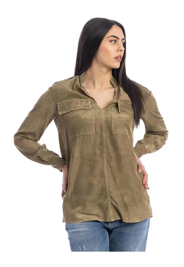 Dondup - Skjortor - Beige - Dam - Storlek: 2XS