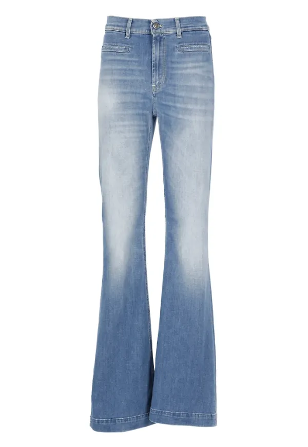 Dondup Flared Jeans Blå, Dam