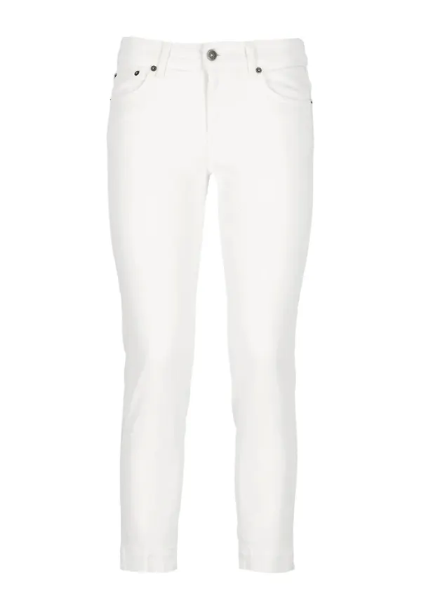 Dondup Skinny Jeans Vit, Dam