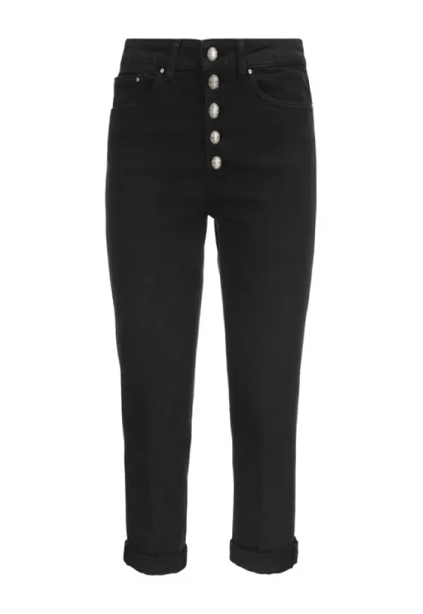 Dondup Skurna jeans Svart, Dam