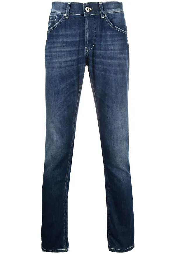DONDUP slim fit-jeans - Blå
