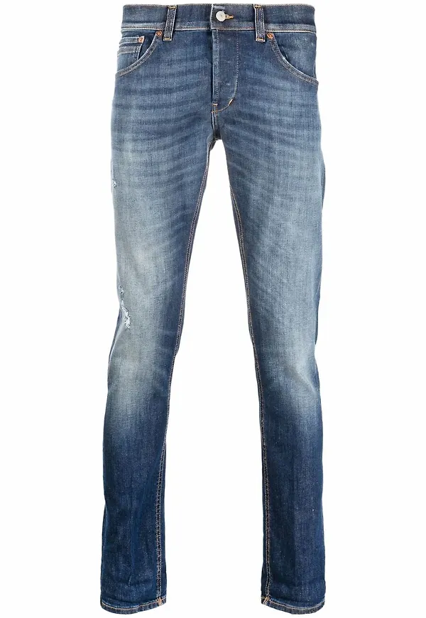 DONDUP slim fit-jeans - Blå