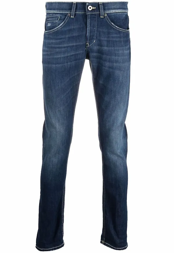 DONDUP slim fit-jeans - Blå