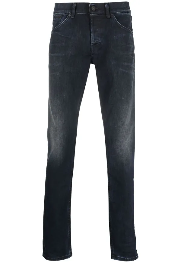 DONDUP slim fit-jeans - Blå