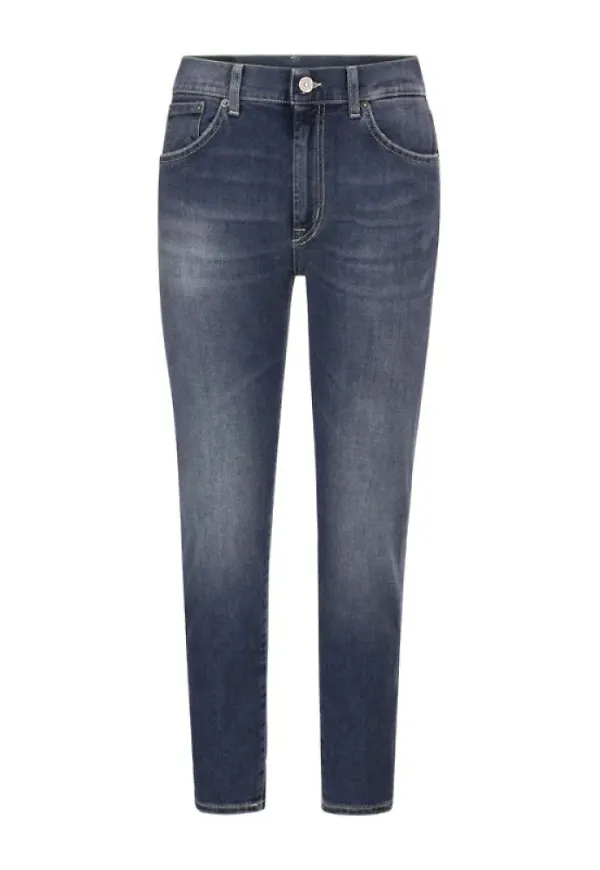 Dondup Slim-fit jeans Blå, Dam