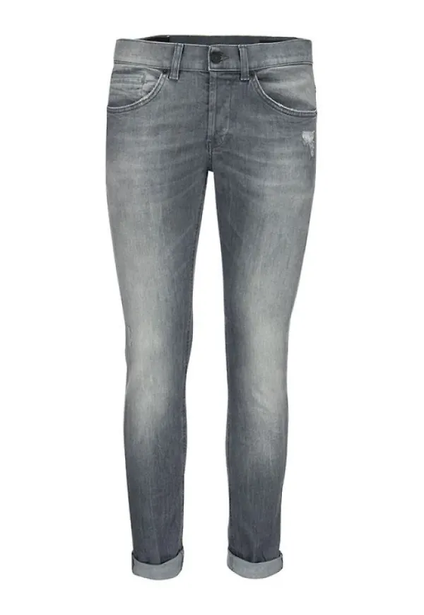 Dondup Slim-fit Jeans Grå, Dam