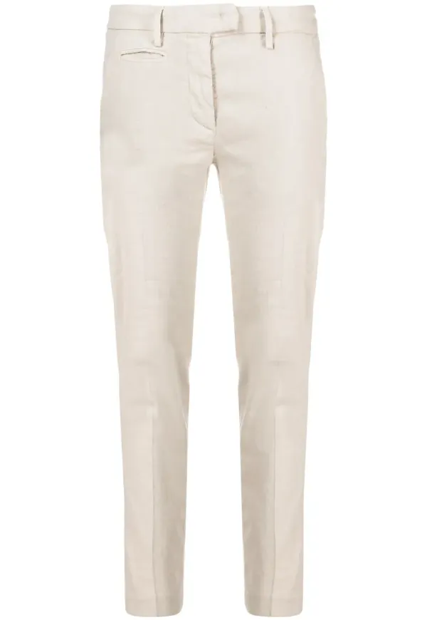 DONDUP smala trekvartsbyxor - Neutral