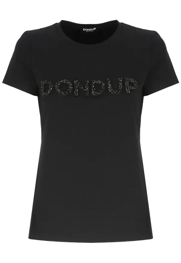 Dondup T-Shirts Svart, Dam