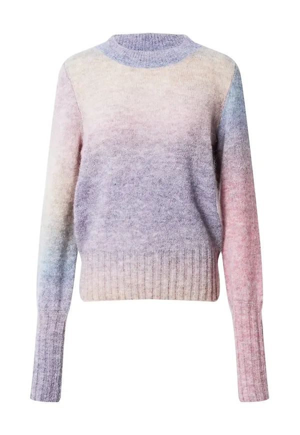 Dondup Tröja 'GIROCOLLO' blå / pastellgul / mörklila / rosa