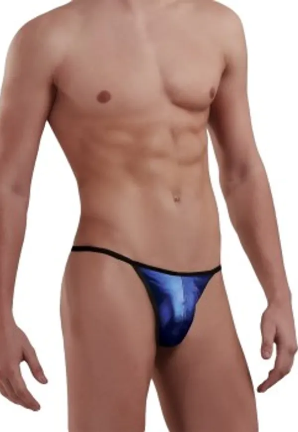 Doreanse Kalsonger Men G-string Royalblå polyester Large Herr