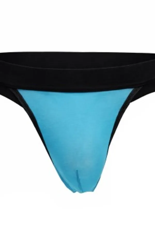 Doreanse Kalsonger Men Sexy String 1258 Svart/Blå Medium Herr