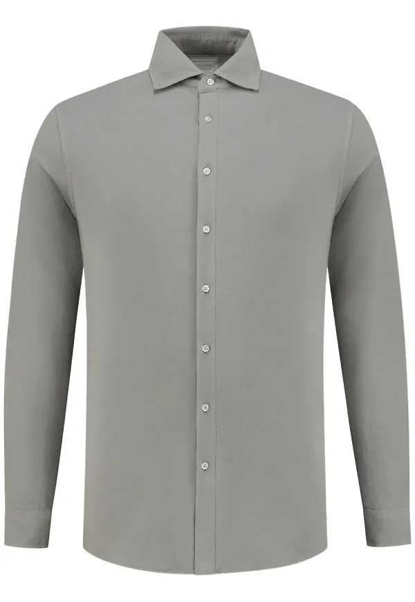 Doriani Cashmere skjorta med knäppning - Neutral