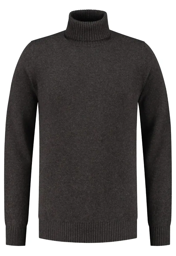 Doriani Cashmere tröja med rullkrage - Brun