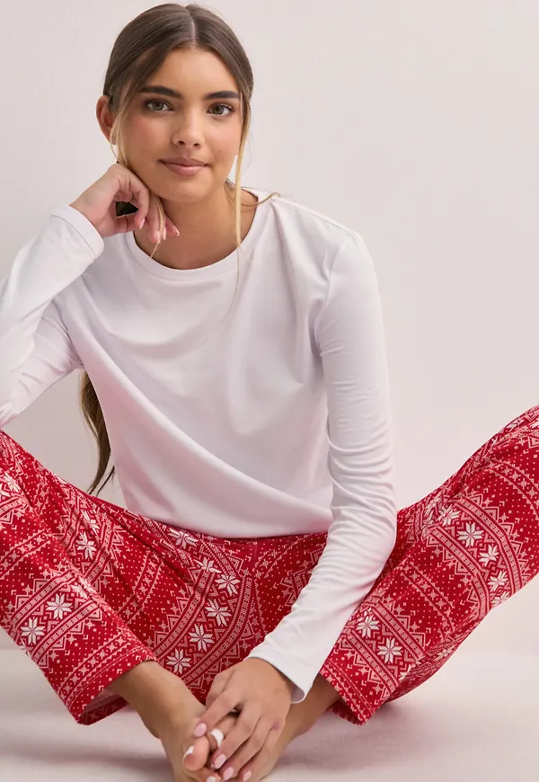 DORINA - Vit - Bianca Pyjama Top & Pants