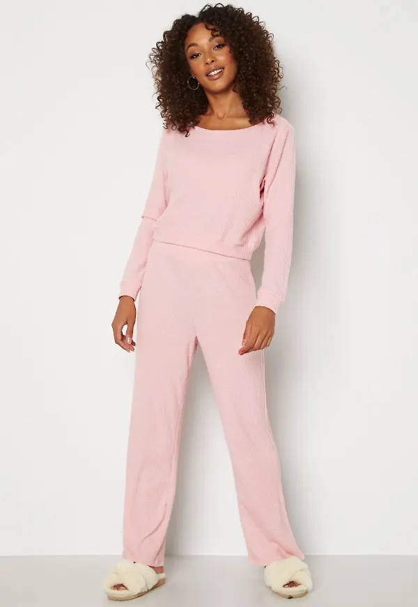 DORINA Waffle Lounge Pant PK0048-Pink XS