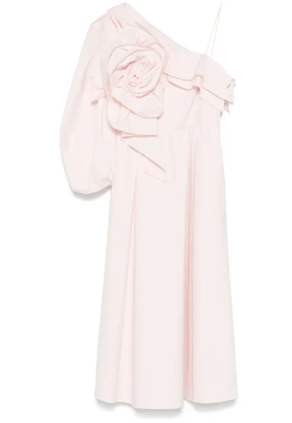 Dorothee Schumacher asymmetrisk midiklänning - Rosa