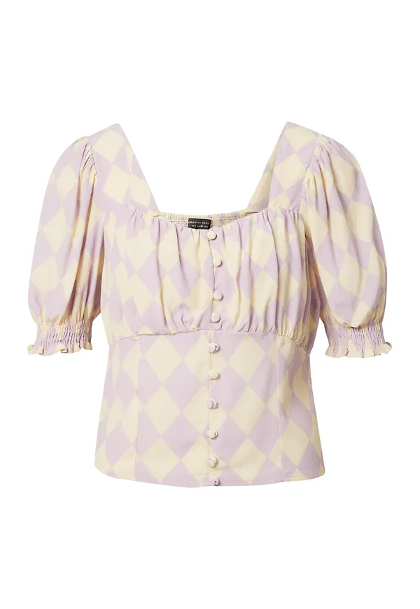 Dorothy Perkins Blus ljusgul / lila