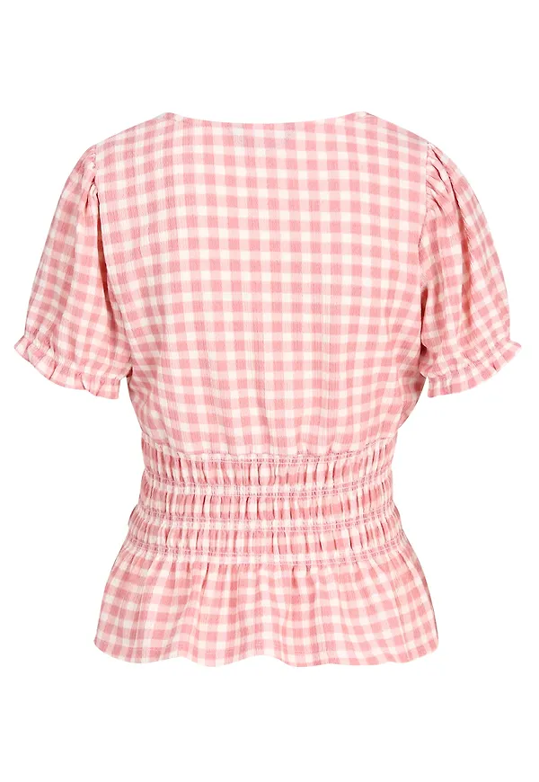 Dorothy Perkins Blus ljusrosa / vit