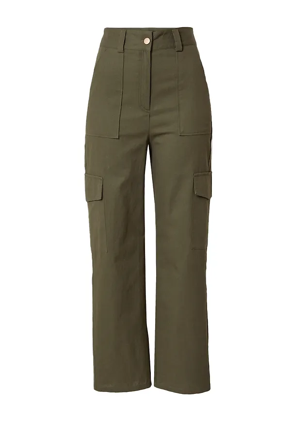 Dorothy Perkins Cargobyxa khaki