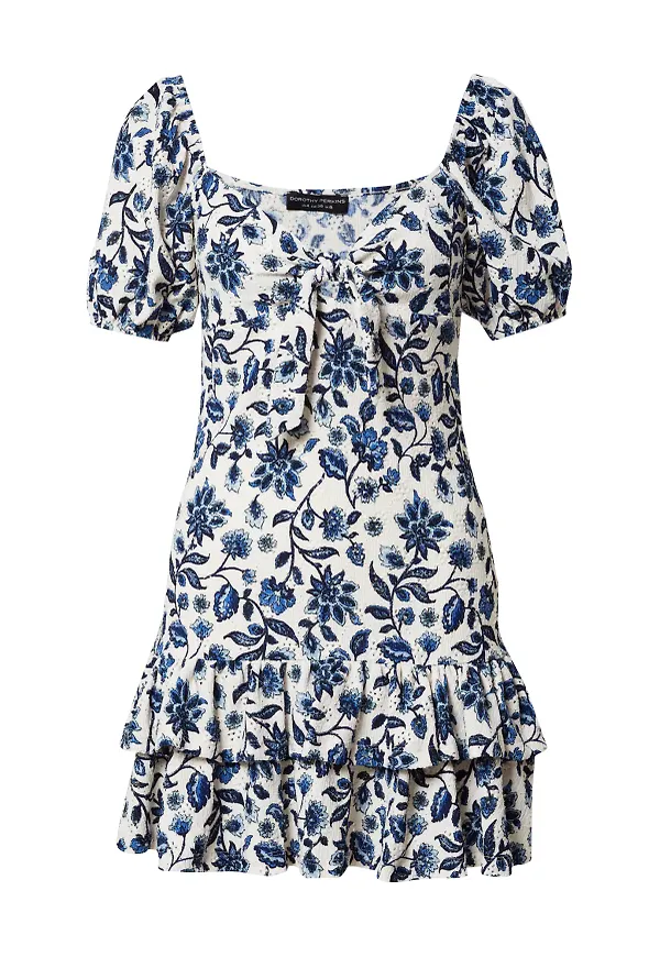 Dorothy Perkins Klänning ljusblå / mörkblå / vit