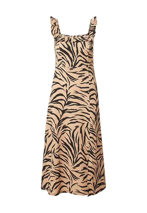 Dorothy Perkins Sommarklänning ljusbeige / svart