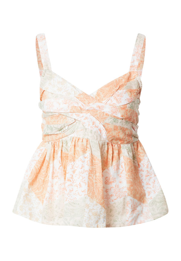 Dorothy Perkins Topp pastellgrön / orange / vit