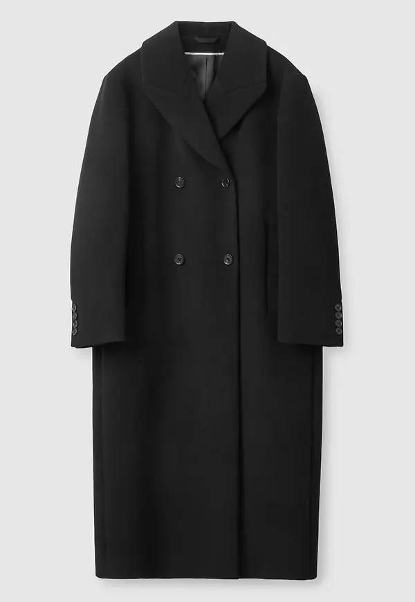 DOUBLE-BREASTED TAILORED COAT