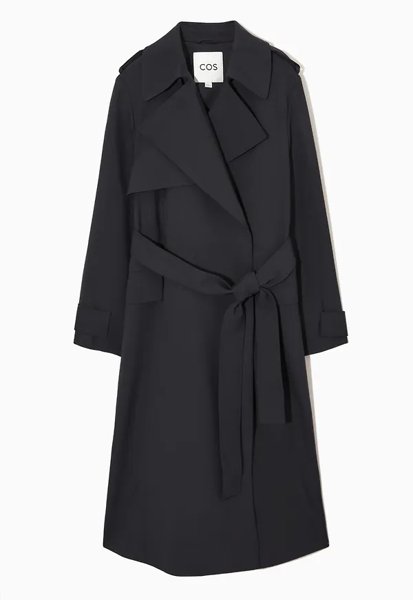 DOUBLE-BREASTED TRENCH COAT