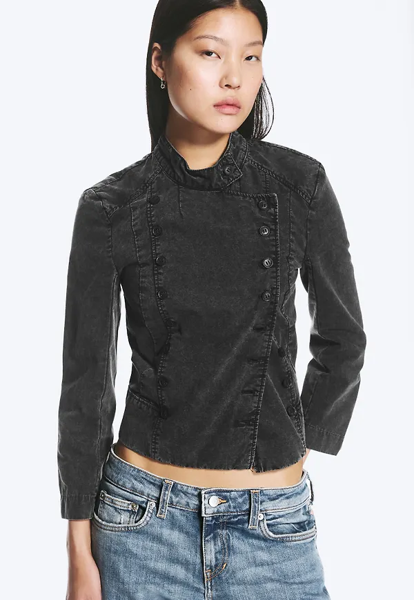 Double breasted top jacket