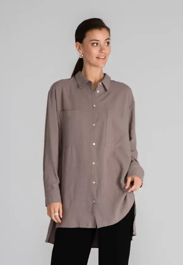 Double Pocket Shirt - Linneskjorta