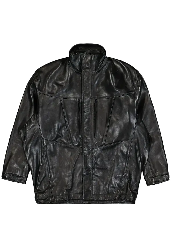 Doublet skinnjacka med panel - Svart
