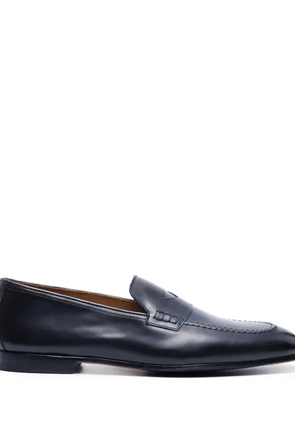 Doucal's läderloafers - Blå