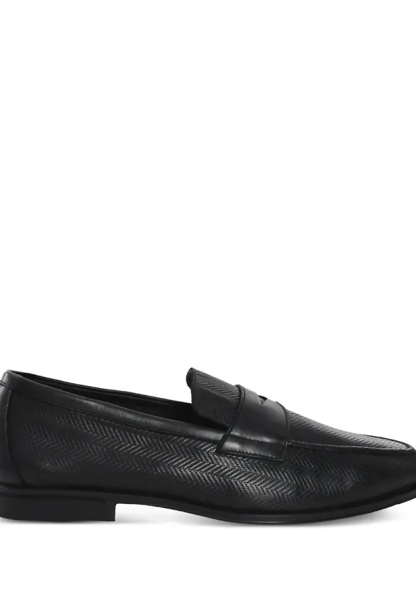 Doucal's läderloafers - Svart