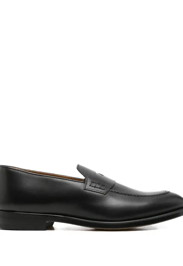 Doucal's läderloafers - Svart